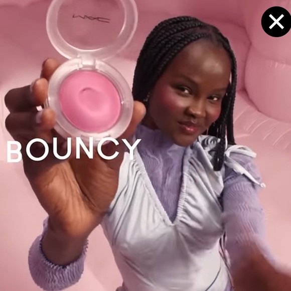 M.A.C. COSMETICS GLOW PLAY CUSHIONY BLUSH pinky cute cushion blush makeup NWT - Picture 6 of 16